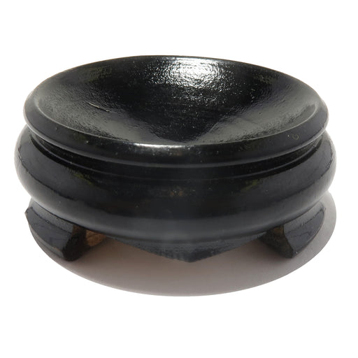 black wood ball stand