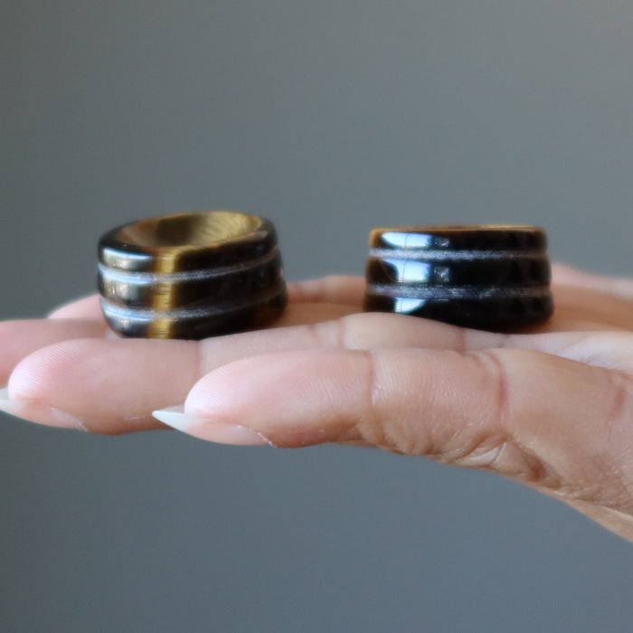 Gemstone Display Stand for Crystal Balls and Eggs