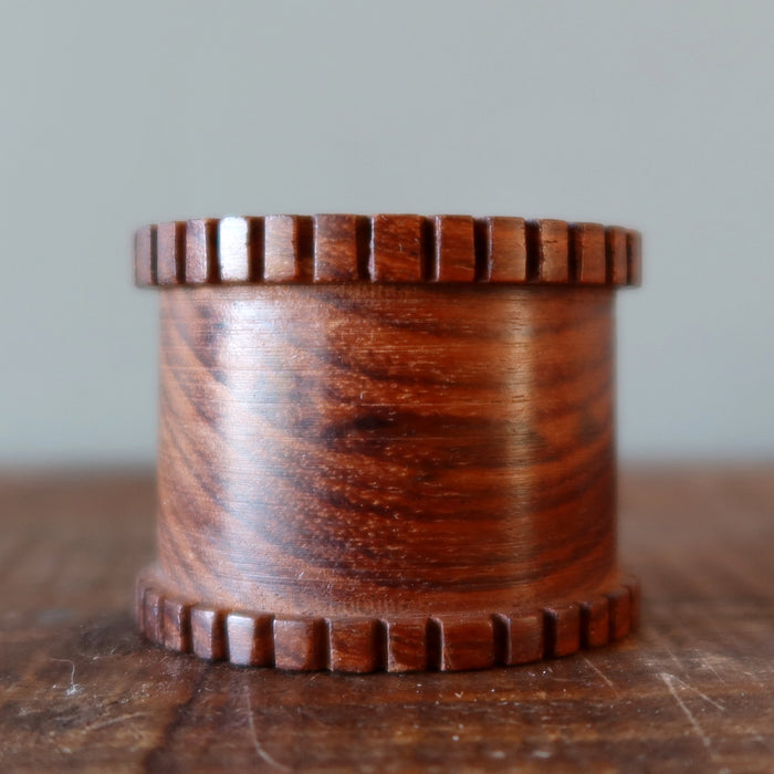 Display Stand Tall Brown Wood Holder for Crystal Balls