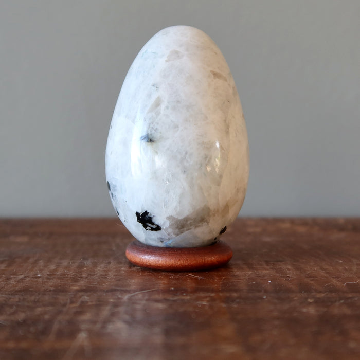 Display Stand Dark Brown Wood Ring for Crystal Balls