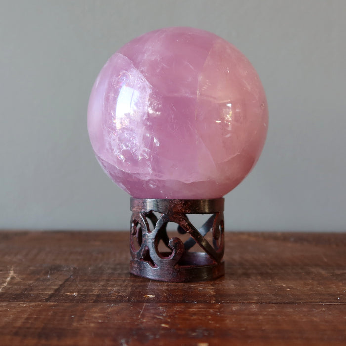 Display Stand Metal Scroll Design for Crystal Balls