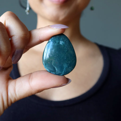 bloodstone pear amulet