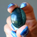 bloodstone oval cabochon