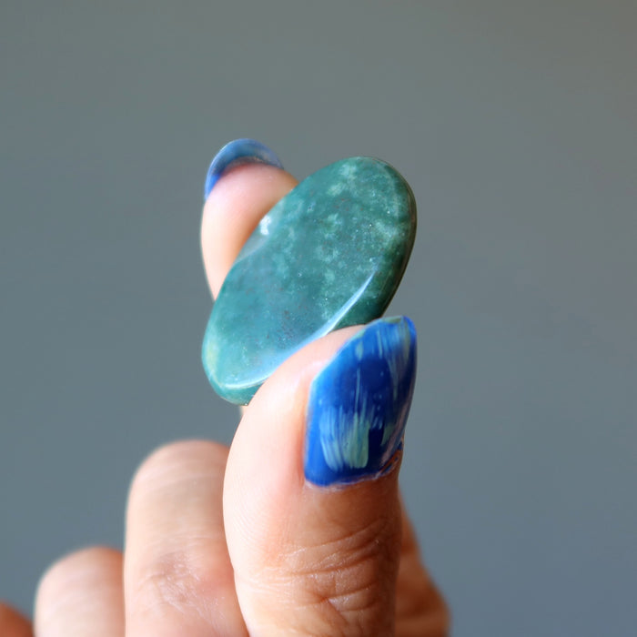 bloodstone oval cabochon