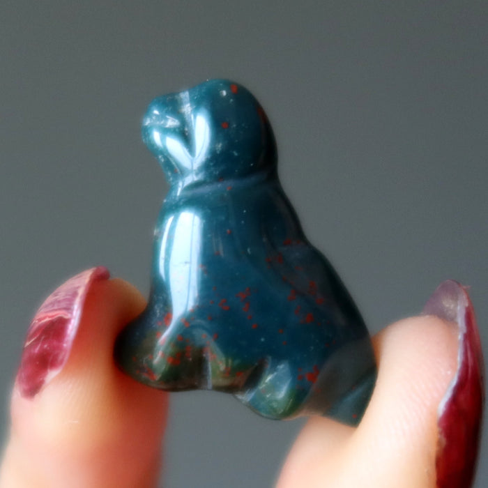 bloodstone dog bead