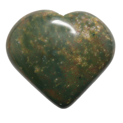 Heart-shaped bloodstone stone 