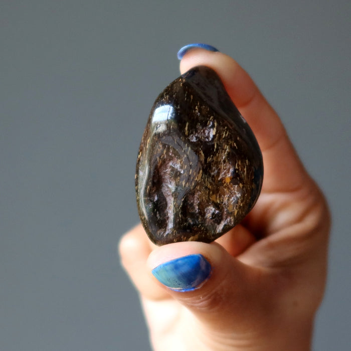 bronzite tumbled stone