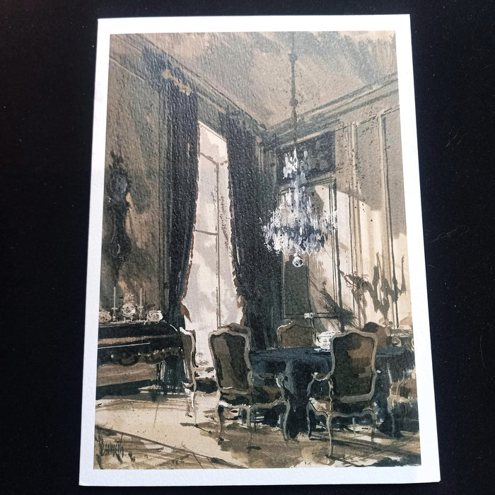 Greeting Card Set: 2 Jeremiah Goodman Interior Art Prints Beistegui Guidi 2010