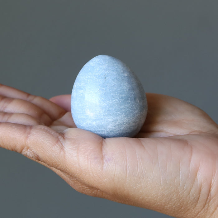 blue calcite egg