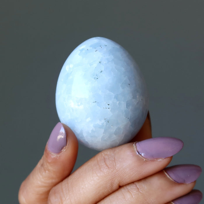 blue calcite egg