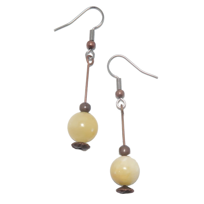 Yellow Calcite Earrings My Daily Drop of Sunshine