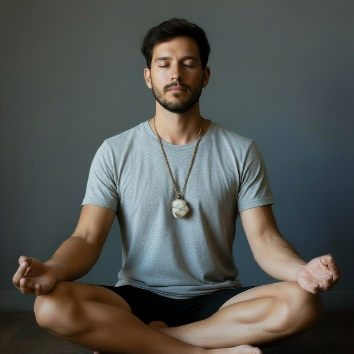 Yellow Calcite Necklace Sunny Days Tumbled Macrame