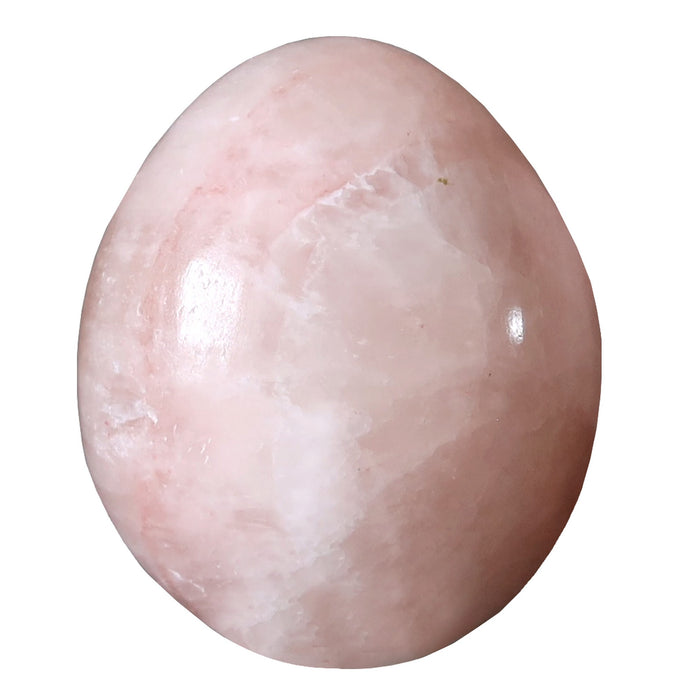 rose calcite egg