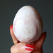 pink calcite egg