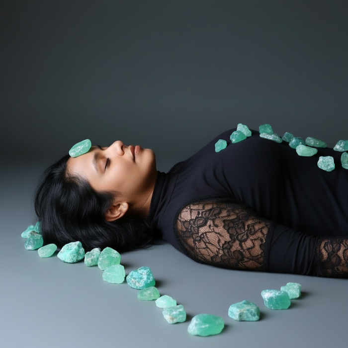 Green Calcite Raw Crystal Jolly Jelly Joy Stone