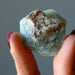 raw green calcite stone