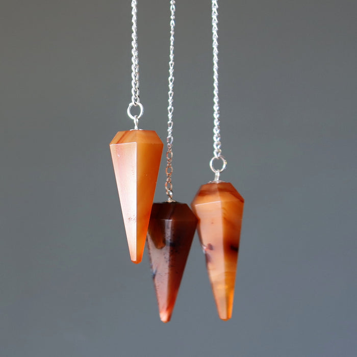 carnelian pendulums