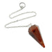 carnelian pendulum sterling silver
