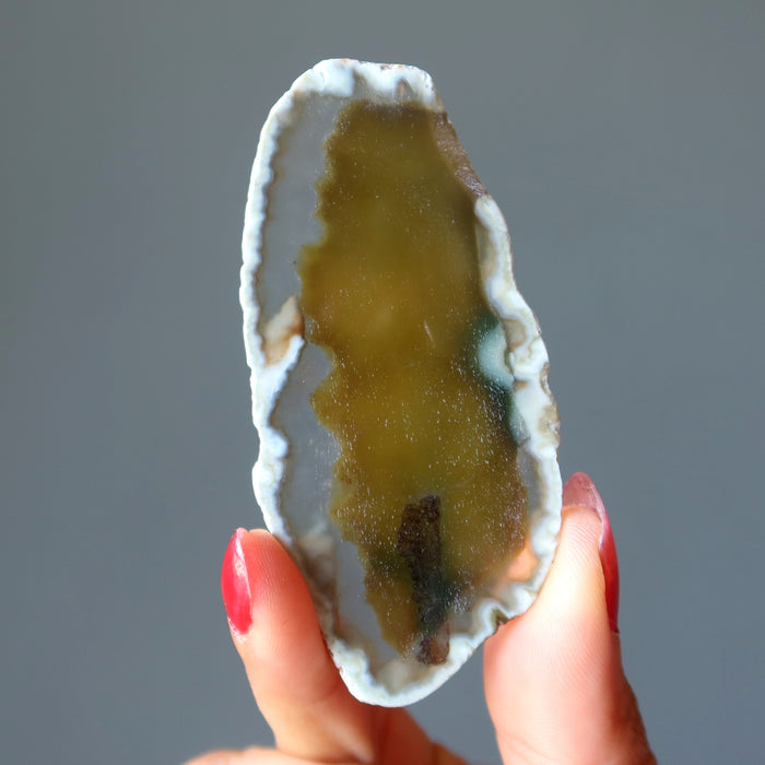 Carnelian Charger Slice 'n Dice Crystal Stone Slab