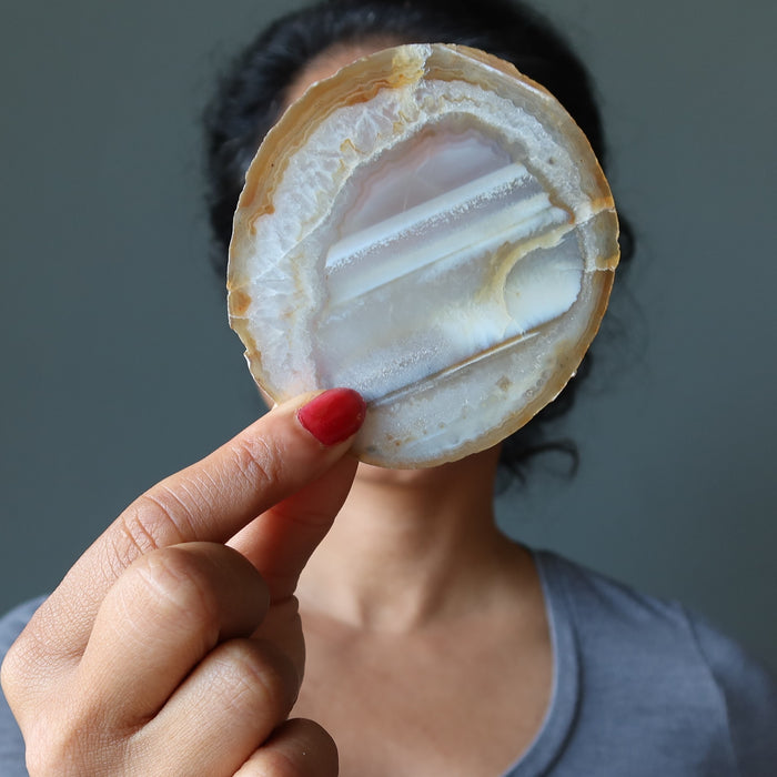 Carnelian Charger Creative Energy Healing Slab Stone