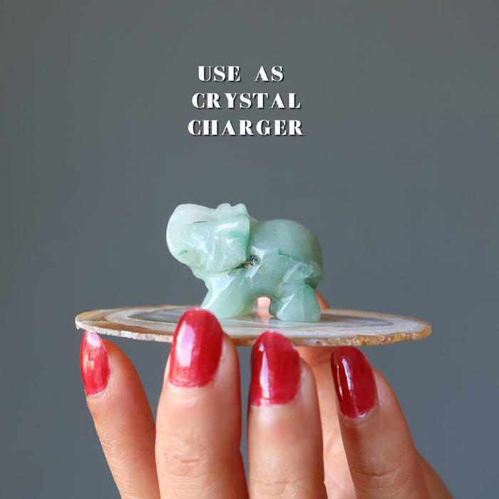 Carnelian Charger Creative Energy Healing Slab Stone