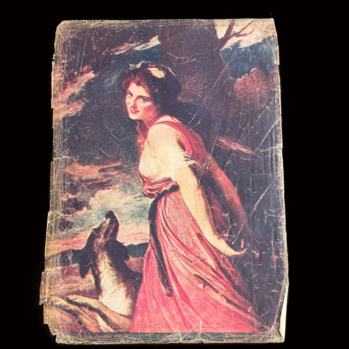 Vintage Ephemera 1930 Lady Hamilton Art & Riddle Pesti Hirlap Vasarnapja Hungary