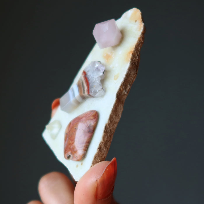 Chakra Plate Soul Energizer Stones for Crystal Healing Layout