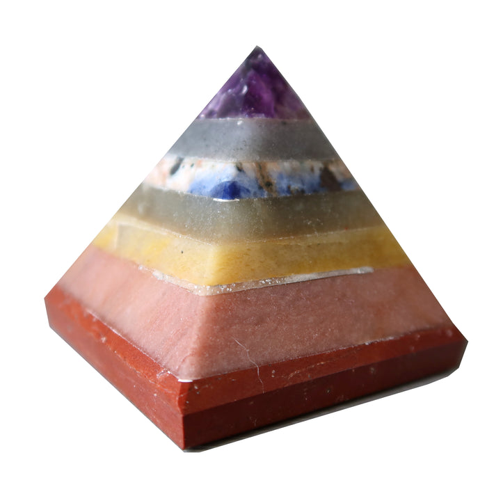 Chakra Pyramid 7 Layer Rainbow Wounded Warrior