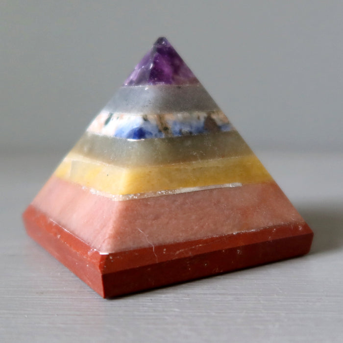 Chakra Pyramid 7 Layer Rainbow Wounded Warrior