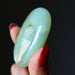 green chalcedony druzy quartz oval cabochon
