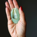 green chalcedony druzy quartz oval cabochon