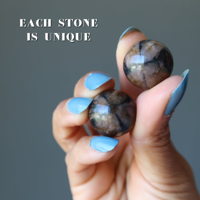 Chiastolite Sphere Christ Holy Cross Crystal Ball