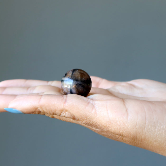 Chiastolite Sphere Christ Holy Cross Crystal Ball