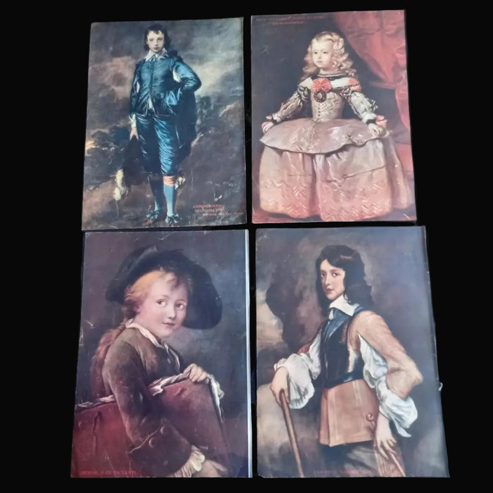 1931 Vintage Ephemera Art Prints Royal Children Portrait Miniature Painting Gallery Wall Decor