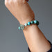 chrysocolla celtic cross bracelet