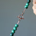 chrysocolla malachite necklace toggle clasp