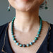 chrysocolla malachite necklace