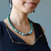 chrysocolla malachite necklace
