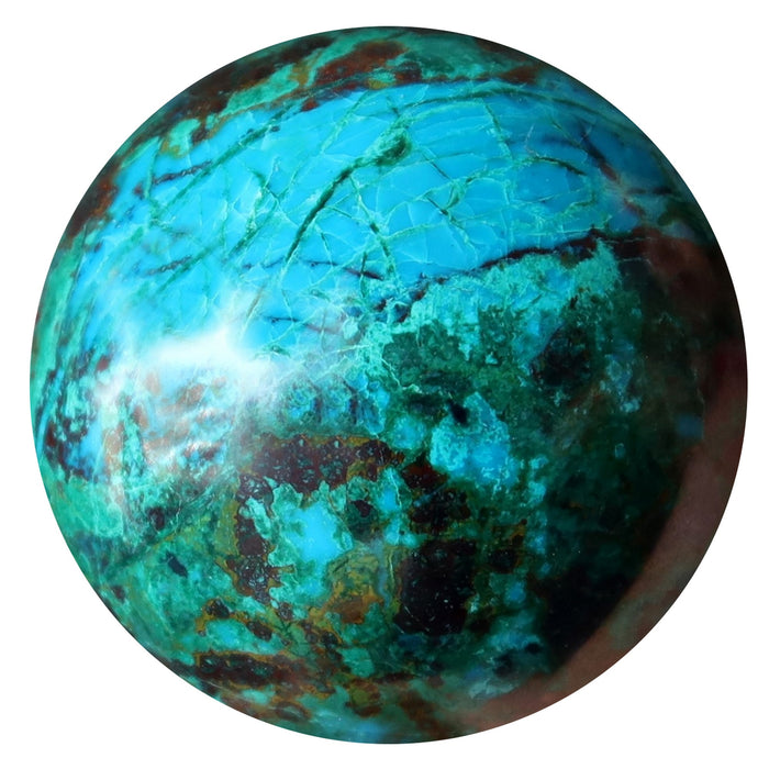 chrysocolla sphere