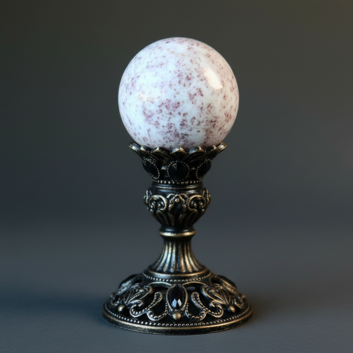 Cinnabrite Sphere Bright Personality Crystal Ball
