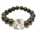 citrine and pyrite bracelet