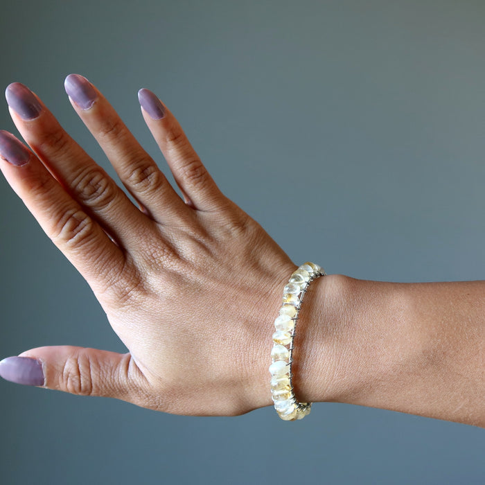 citrine cuff bracelet