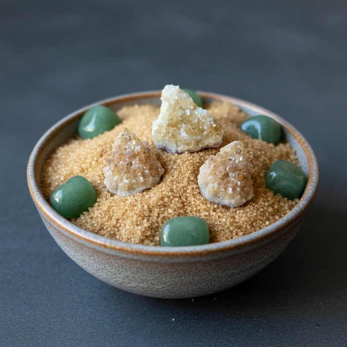 Citrine Cluster Brown Sugar Law of Attraction Stone