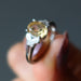 faceted citrine ring