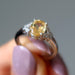 faceted citrine ring