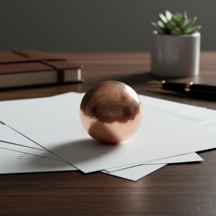 Copper Sphere Alchemist Metal Metaphysical Ball