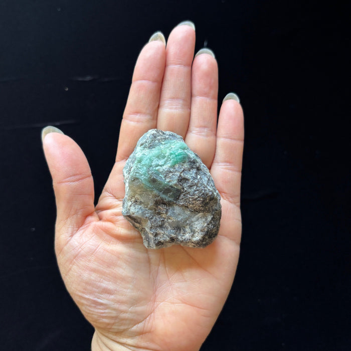 Emerald Raw Green Gemstone Rough Natural Crystal