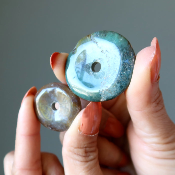 Gemstone Donut Bundle Colorful Vibe Display Stand Set of 34