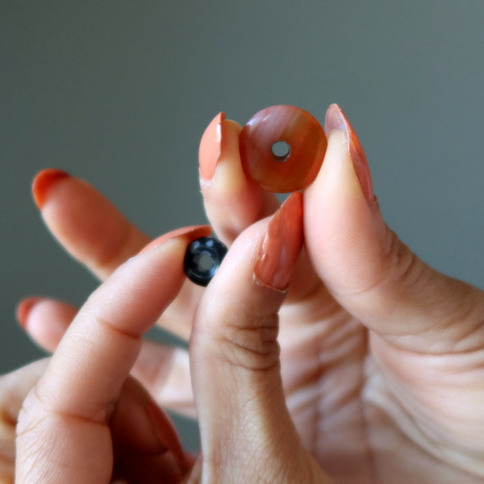 Gemstone Donut Bundle Colorful Vibe Display Stand Set of 34