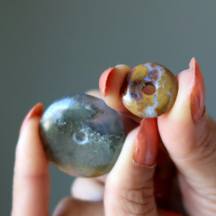 Gemstone Donut Bundle Colorful Vibe Display Stand Set of 34